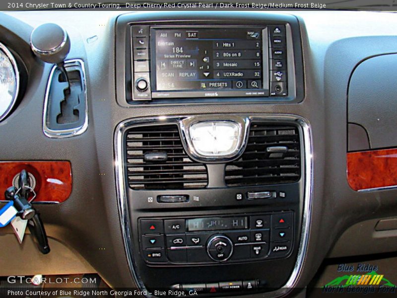 Deep Cherry Red Crystal Pearl / Dark Frost Beige/Medium Frost Beige 2014 Chrysler Town & Country Touring