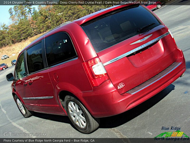 Deep Cherry Red Crystal Pearl / Dark Frost Beige/Medium Frost Beige 2014 Chrysler Town & Country Touring