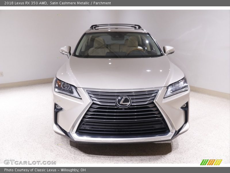 Satin Cashmere Metallic / Parchment 2018 Lexus RX 350 AWD