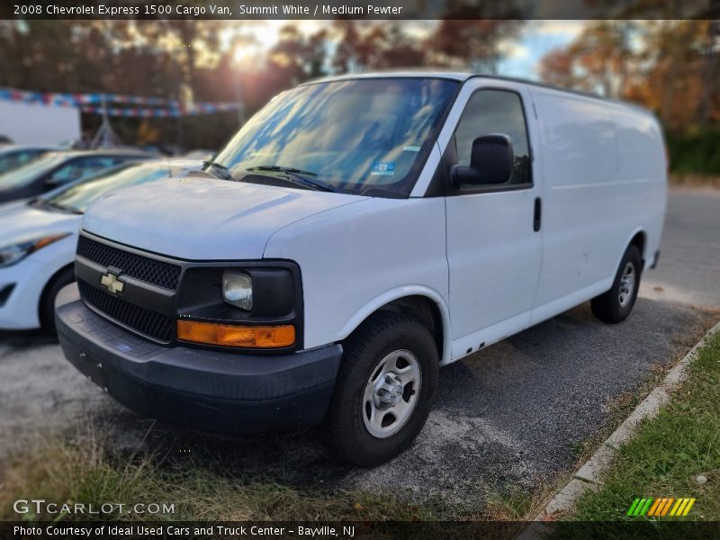 Summit White / Medium Pewter 2008 Chevrolet Express 1500 Cargo Van