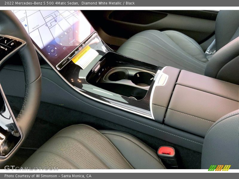 Diamond White Metallic / Black 2022 Mercedes-Benz S 500 4Matic Sedan