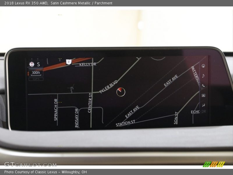 Satin Cashmere Metallic / Parchment 2018 Lexus RX 350 AWD