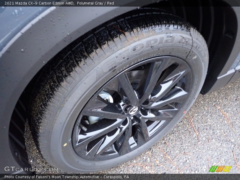 Polymetal Gray / Red 2021 Mazda CX-9 Carbon Edition AWD