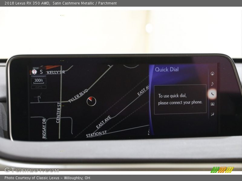 Satin Cashmere Metallic / Parchment 2018 Lexus RX 350 AWD