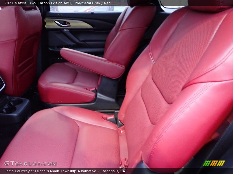 Polymetal Gray / Red 2021 Mazda CX-9 Carbon Edition AWD