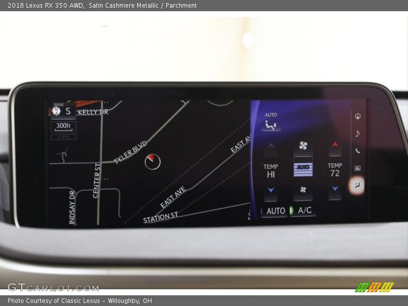 Satin Cashmere Metallic / Parchment 2018 Lexus RX 350 AWD