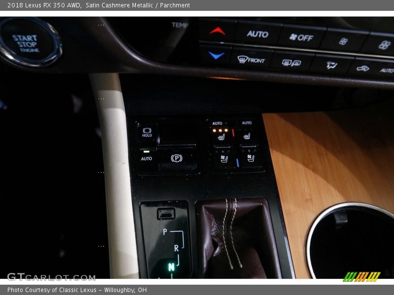 Satin Cashmere Metallic / Parchment 2018 Lexus RX 350 AWD
