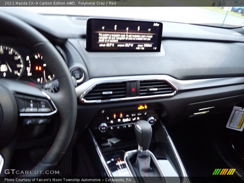 Polymetal Gray / Red 2021 Mazda CX-9 Carbon Edition AWD