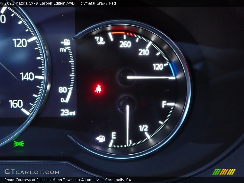 Polymetal Gray / Red 2021 Mazda CX-9 Carbon Edition AWD