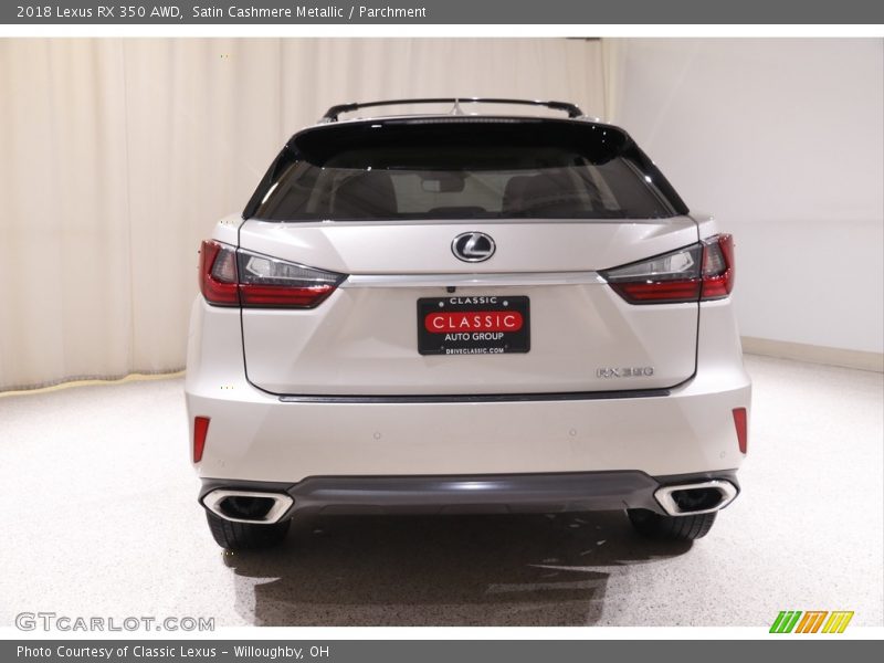 Satin Cashmere Metallic / Parchment 2018 Lexus RX 350 AWD
