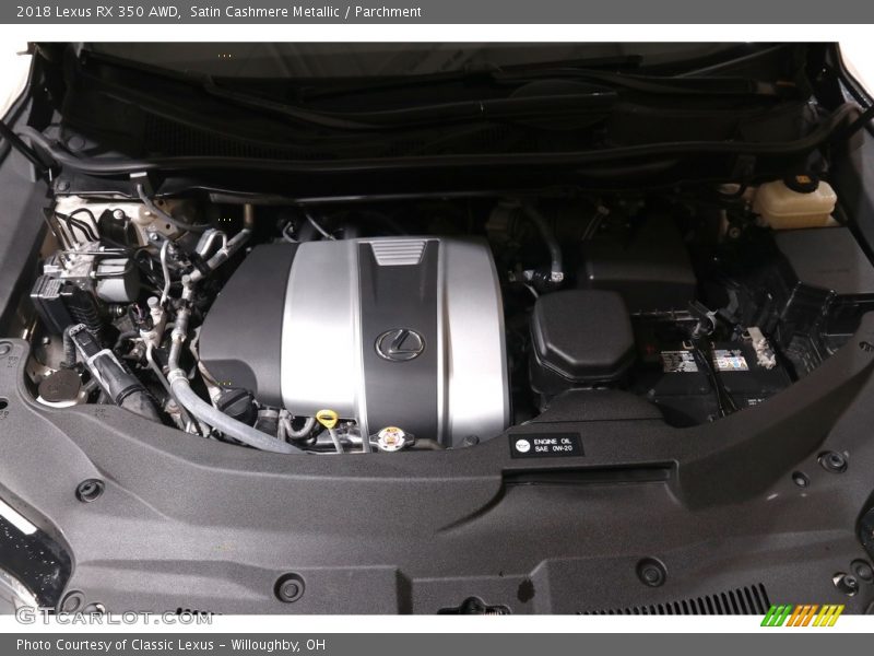 Satin Cashmere Metallic / Parchment 2018 Lexus RX 350 AWD