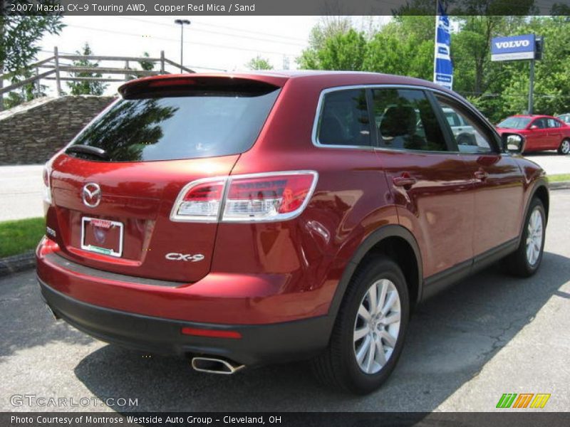 Copper Red Mica / Sand 2007 Mazda CX-9 Touring AWD