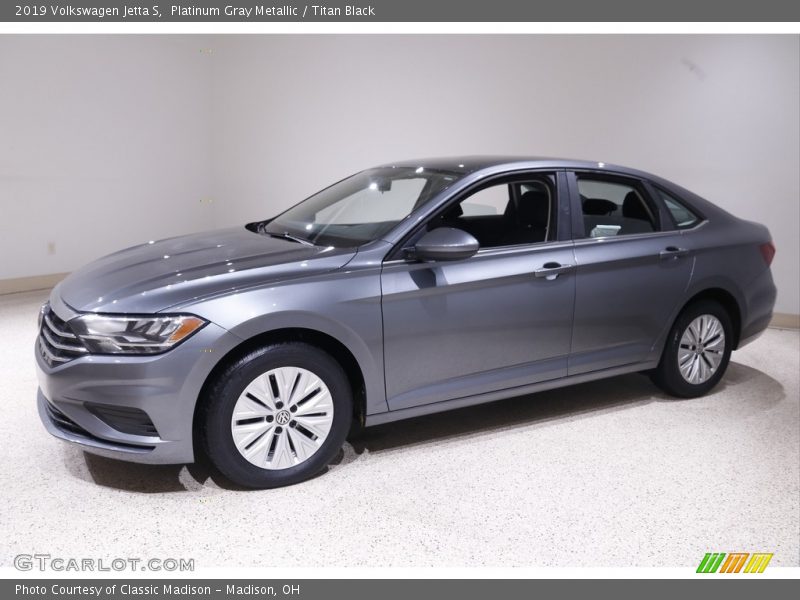 Platinum Gray Metallic / Titan Black 2019 Volkswagen Jetta S