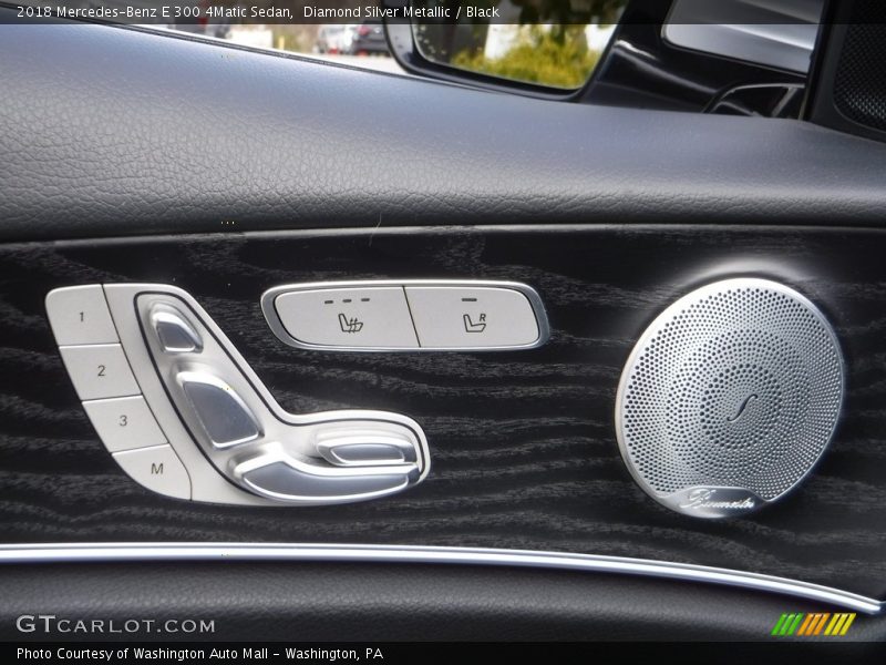 Diamond Silver Metallic / Black 2018 Mercedes-Benz E 300 4Matic Sedan