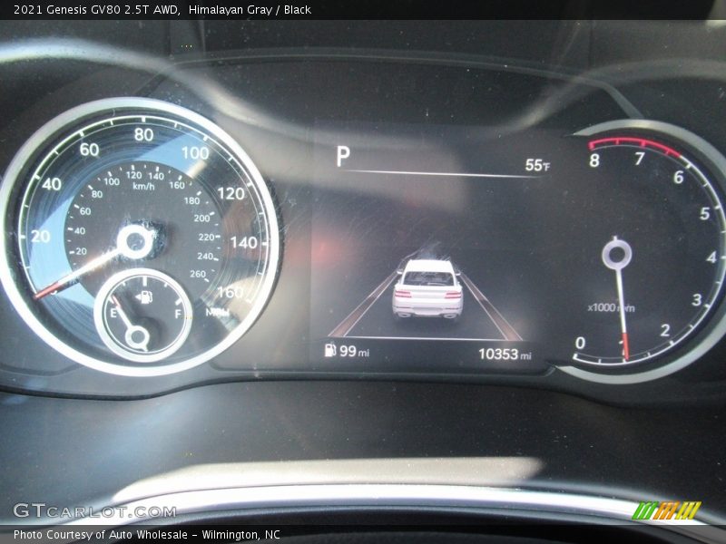 Himalayan Gray / Black 2021 Genesis GV80 2.5T AWD