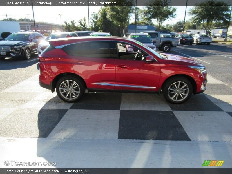 Performance Red Pearl / Parchment 2021 Acura RDX Technology