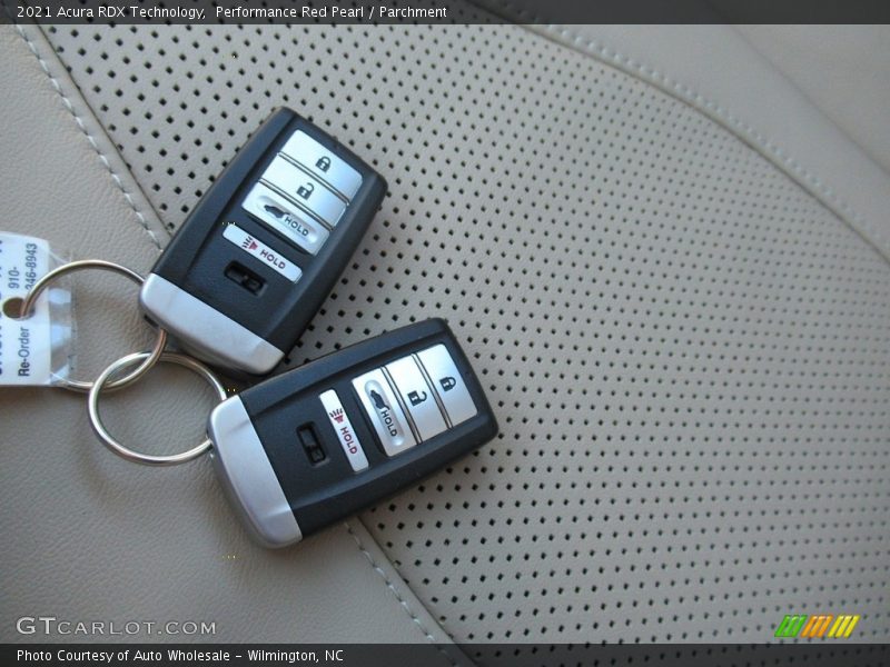 Performance Red Pearl / Parchment 2021 Acura RDX Technology