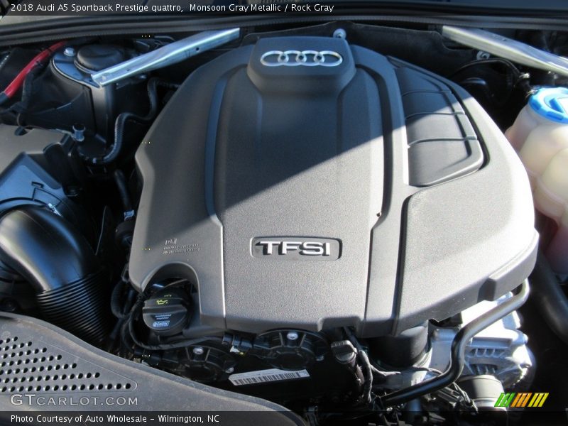Monsoon Gray Metallic / Rock Gray 2018 Audi A5 Sportback Prestige quattro
