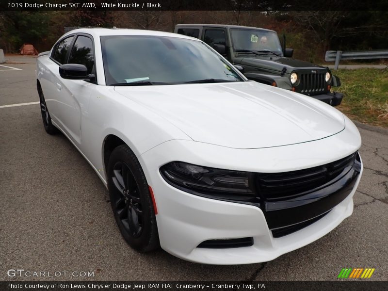 White Knuckle / Black 2019 Dodge Charger SXT AWD