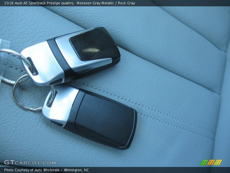 Monsoon Gray Metallic / Rock Gray 2018 Audi A5 Sportback Prestige quattro