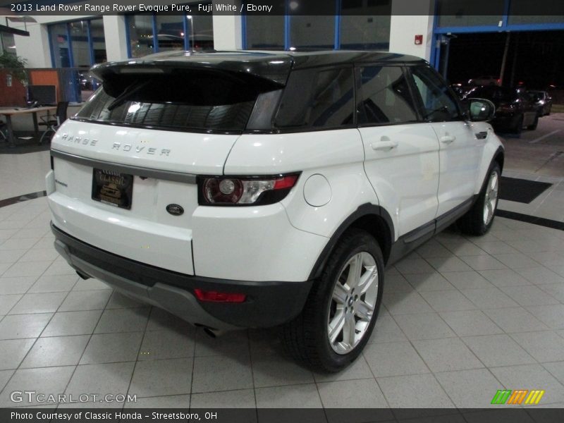 Fuji White / Ebony 2013 Land Rover Range Rover Evoque Pure