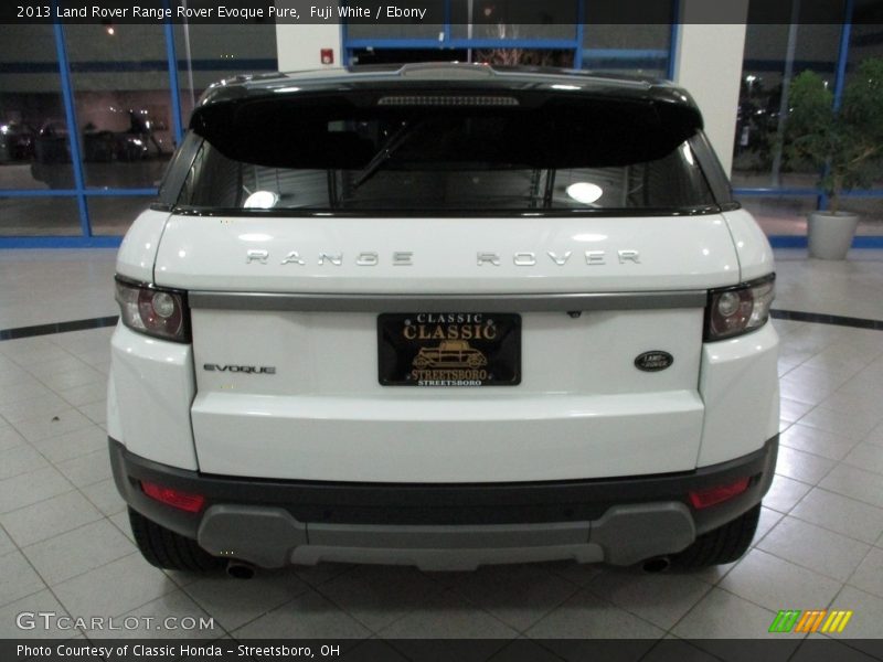Fuji White / Ebony 2013 Land Rover Range Rover Evoque Pure