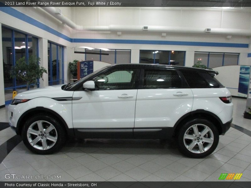 Fuji White / Ebony 2013 Land Rover Range Rover Evoque Pure