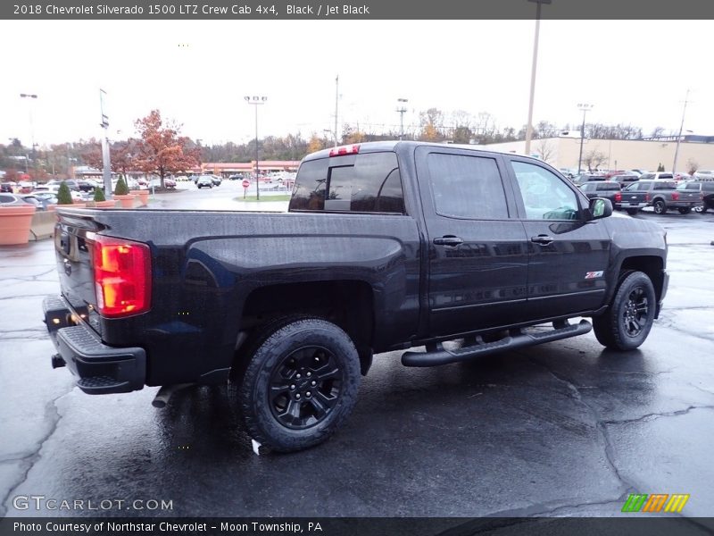 Black / Jet Black 2018 Chevrolet Silverado 1500 LTZ Crew Cab 4x4