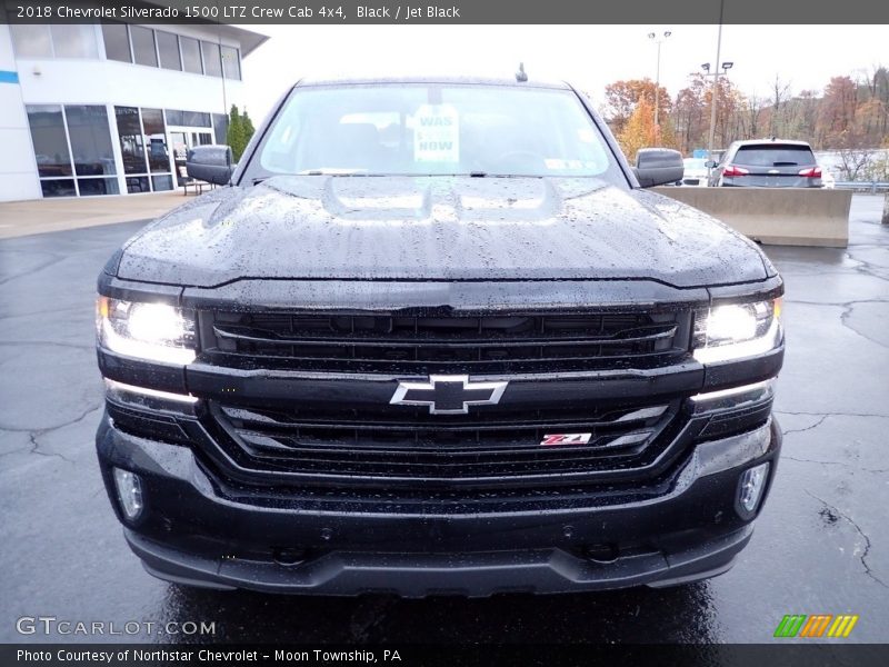 Black / Jet Black 2018 Chevrolet Silverado 1500 LTZ Crew Cab 4x4