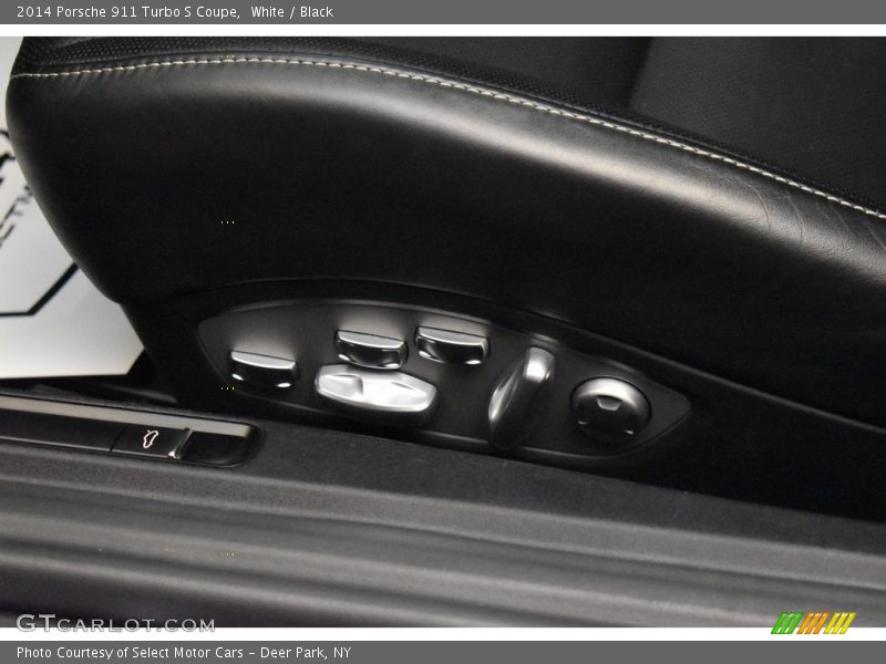 White / Black 2014 Porsche 911 Turbo S Coupe