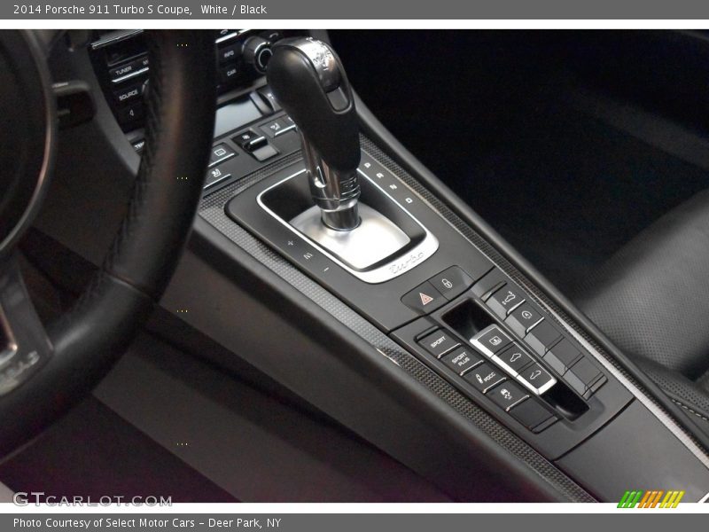 White / Black 2014 Porsche 911 Turbo S Coupe