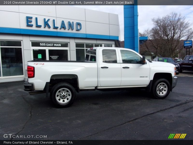 Summit White / Dark Ash/Jet Black 2016 Chevrolet Silverado 2500HD WT Double Cab 4x4