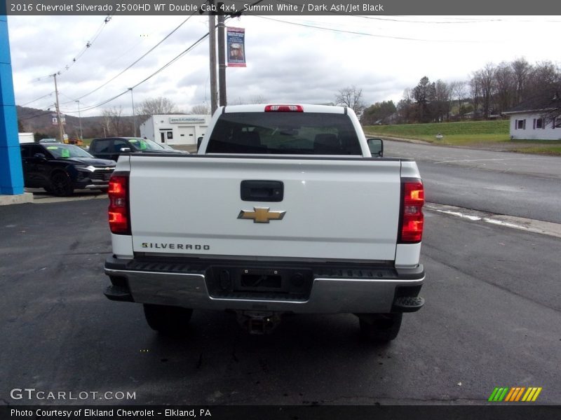 Summit White / Dark Ash/Jet Black 2016 Chevrolet Silverado 2500HD WT Double Cab 4x4