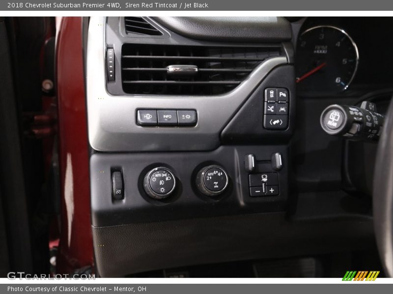 Siren Red Tintcoat / Jet Black 2018 Chevrolet Suburban Premier 4WD