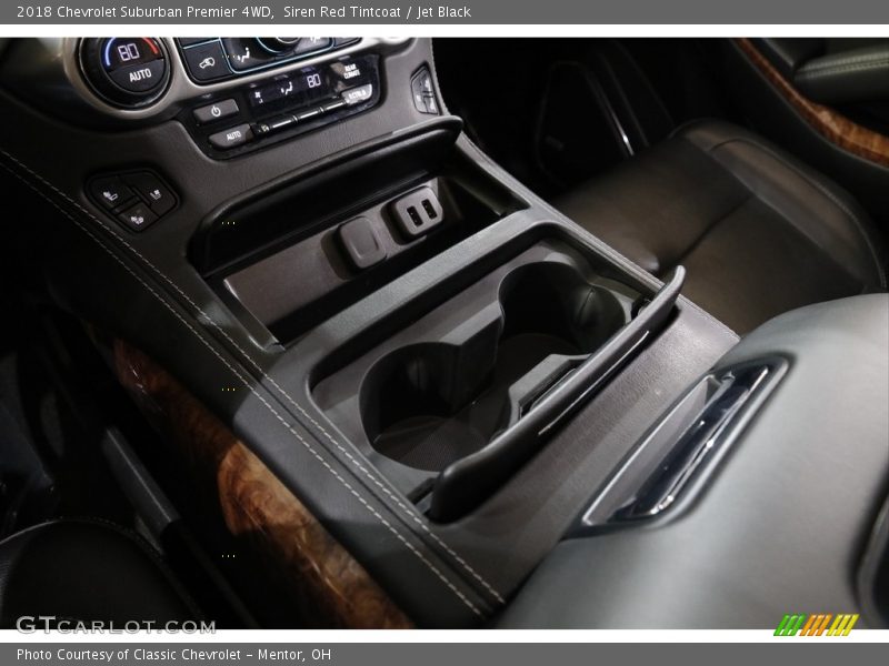 Siren Red Tintcoat / Jet Black 2018 Chevrolet Suburban Premier 4WD