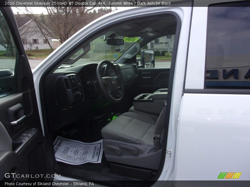 Summit White / Dark Ash/Jet Black 2016 Chevrolet Silverado 2500HD WT Double Cab 4x4