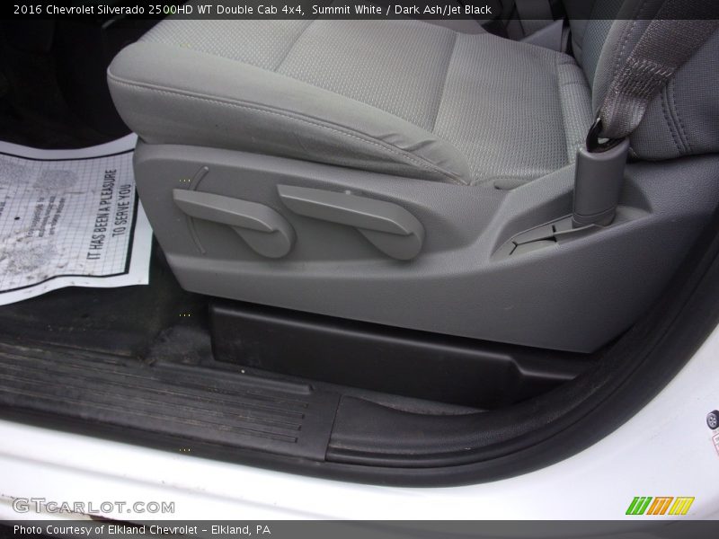 Summit White / Dark Ash/Jet Black 2016 Chevrolet Silverado 2500HD WT Double Cab 4x4