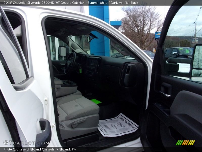 Summit White / Dark Ash/Jet Black 2016 Chevrolet Silverado 2500HD WT Double Cab 4x4