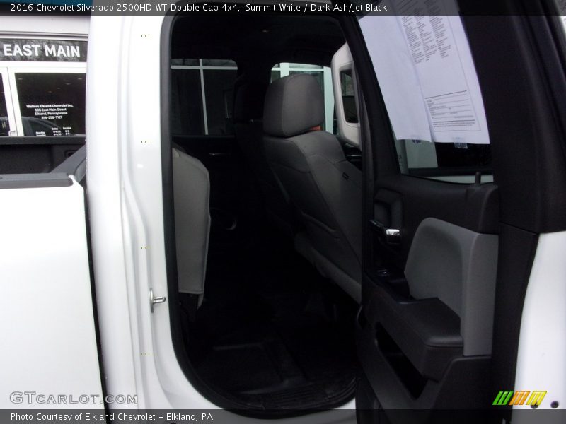 Summit White / Dark Ash/Jet Black 2016 Chevrolet Silverado 2500HD WT Double Cab 4x4