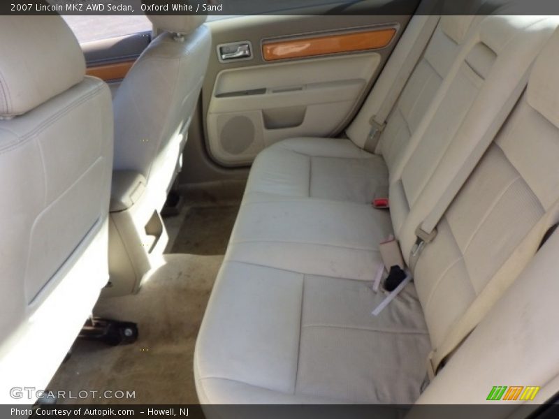 Oxford White / Sand 2007 Lincoln MKZ AWD Sedan