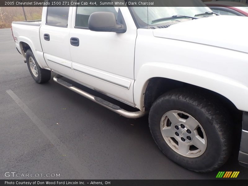Summit White / Dark Charcoal 2005 Chevrolet Silverado 1500 Z71 Crew Cab 4x4