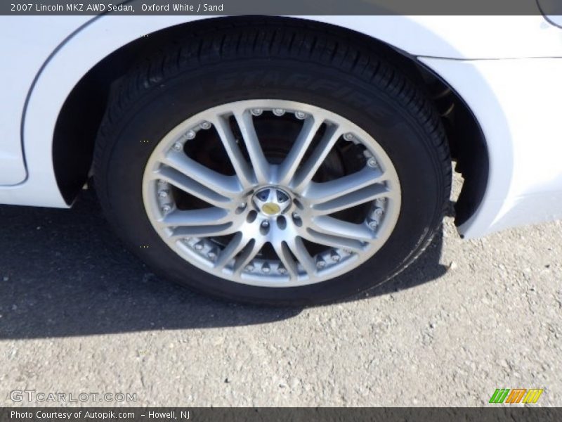 Oxford White / Sand 2007 Lincoln MKZ AWD Sedan