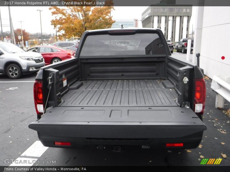 Crystal Black Pearl / Black 2017 Honda Ridgeline RTL AWD