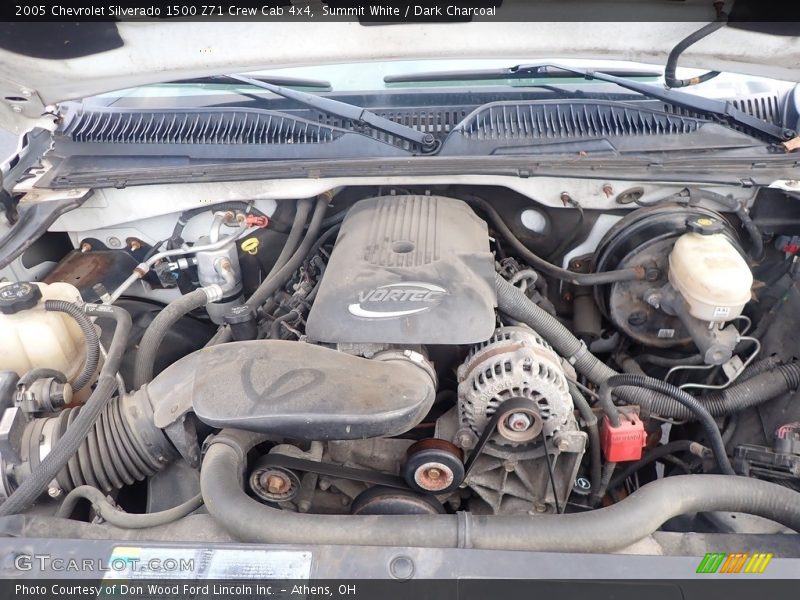 Summit White / Dark Charcoal 2005 Chevrolet Silverado 1500 Z71 Crew Cab 4x4