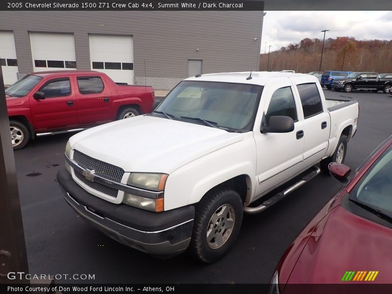 Summit White / Dark Charcoal 2005 Chevrolet Silverado 1500 Z71 Crew Cab 4x4