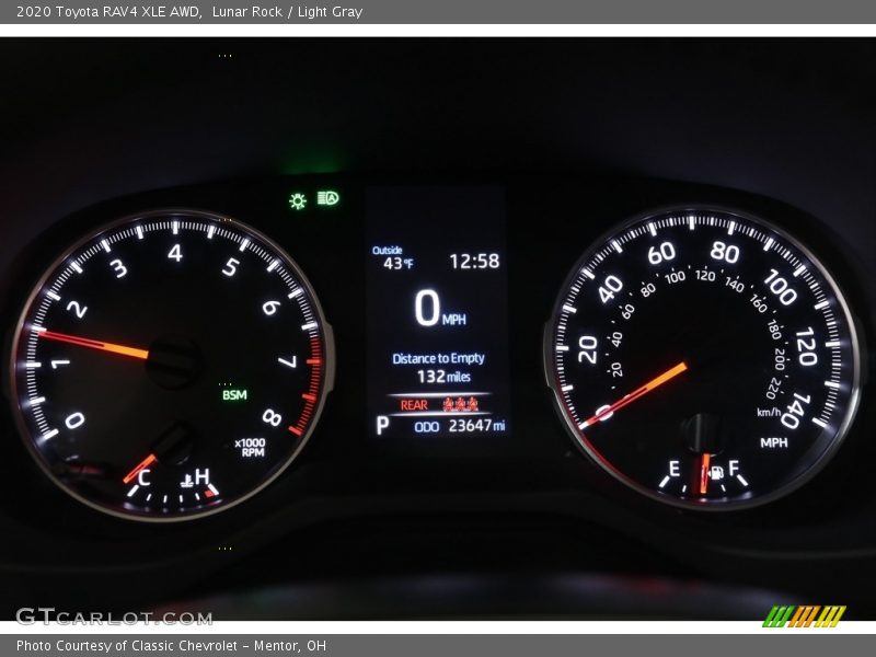 Lunar Rock / Light Gray 2020 Toyota RAV4 XLE AWD