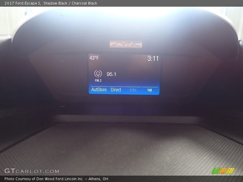 Shadow Black / Charcoal Black 2017 Ford Escape S