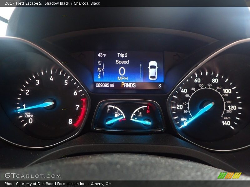 Shadow Black / Charcoal Black 2017 Ford Escape S
