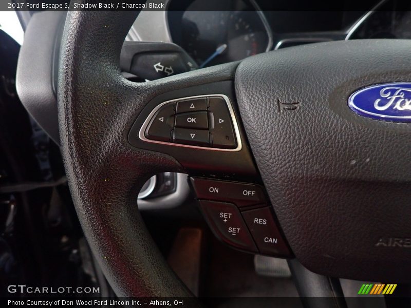 Shadow Black / Charcoal Black 2017 Ford Escape S