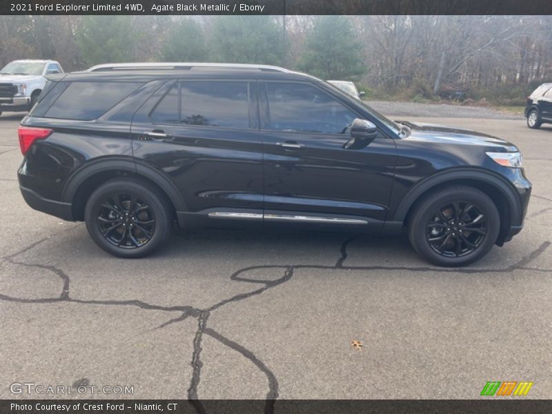 Agate Black Metallic / Ebony 2021 Ford Explorer Limited 4WD